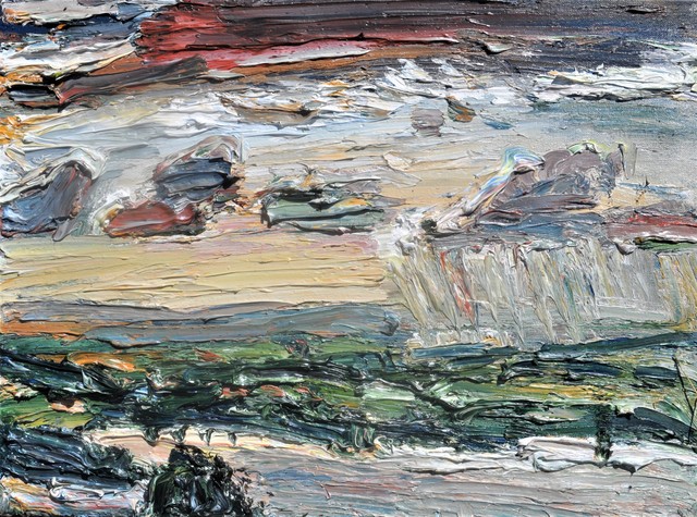 Christopher Lehmpfuhl, ‘Regenschauer’, 2018, Painting, Oil on canvas, GALERIE URS REICHLIN