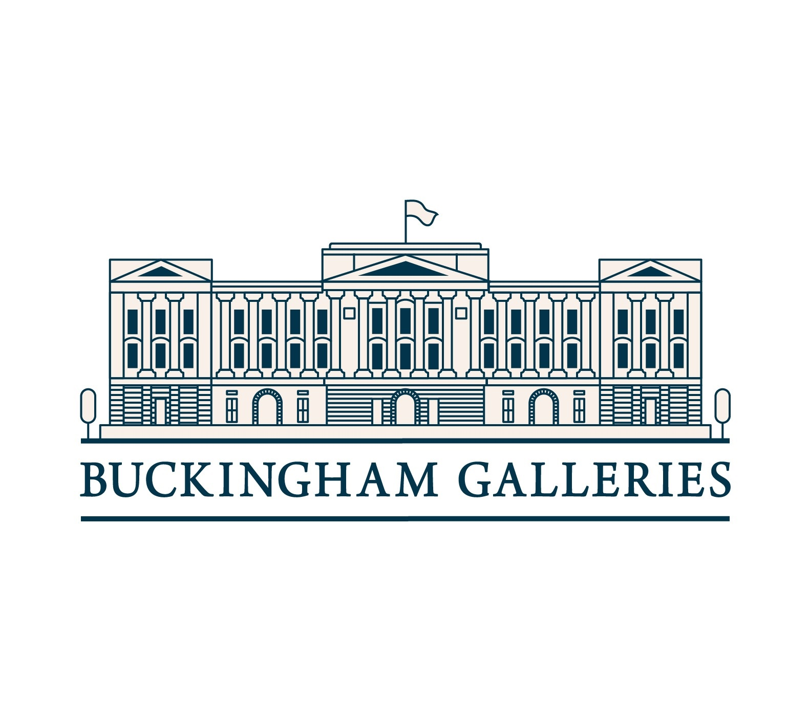 Buckingham Galleries logo