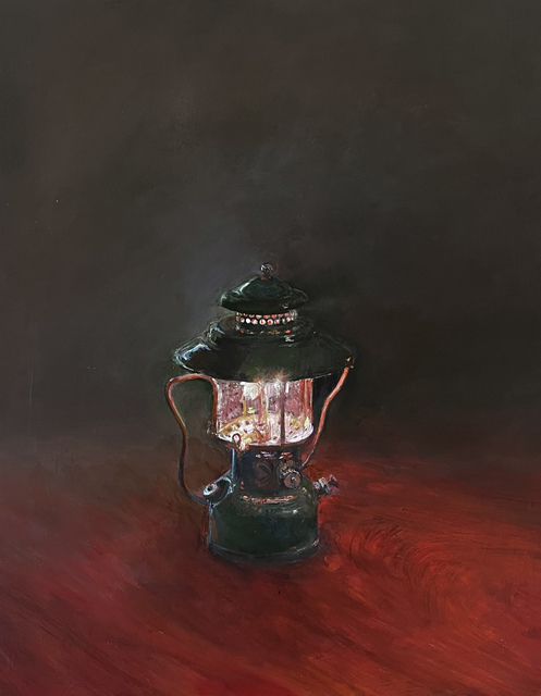 Judith Peck, ‘Green Coleman’, 2021, Painting, Oil on panel, 33 Contemporary