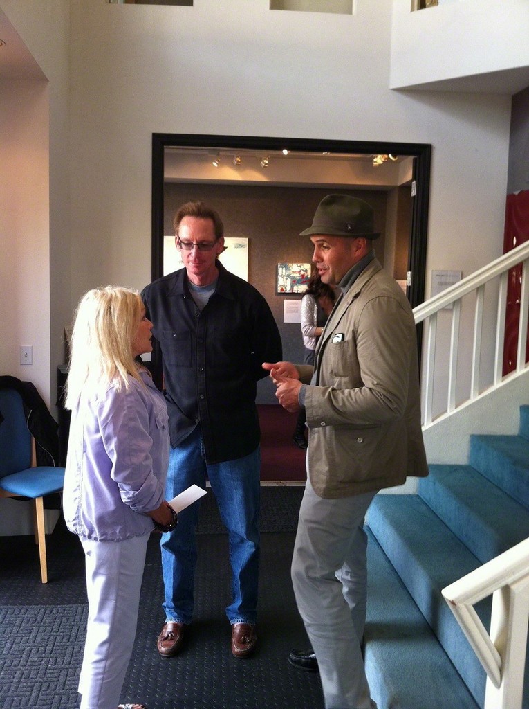 Sharon and Doug Erickson with Billy Zane Sharon and Doug Erickson with Billy Zane