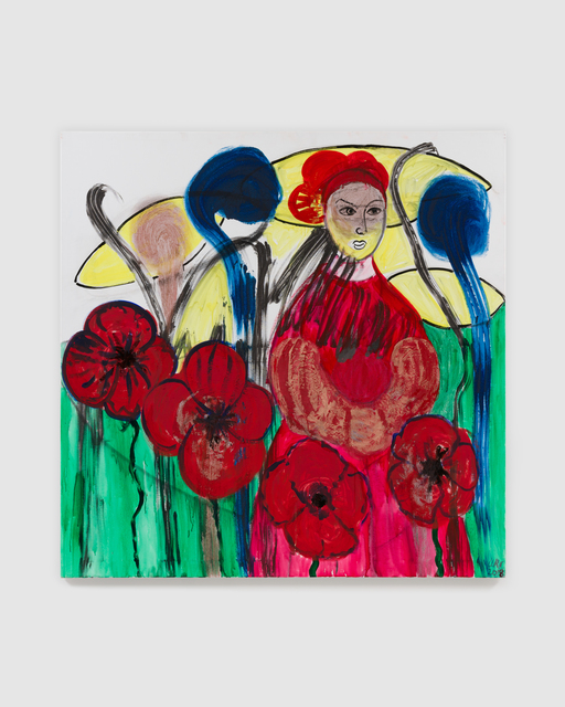 Ursula Reuter Christiansen, ‘Mädchen’, 2018, Painting, Oil, acrylic, pigment and sand on canvas, SABSAY