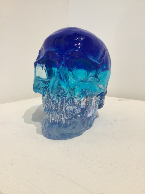 Sam Tufnell, ‘Sam Tufnell, Blue Crystal Multi Layered Skull ’, 2018, Oliver Cole Gallery