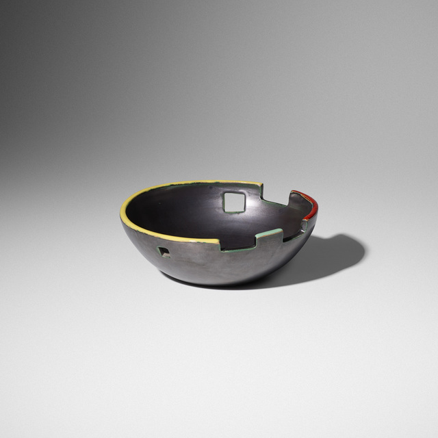 Ettore Sottsass, ‘Rare bowl’, 1958, Design/Decorative Art, Glazed earthenware, Rago/Wright