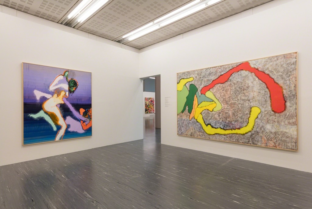 Exhibition View Daniel Richter – Lonely Old Slogans, Photo: © Belvedere, Vienna, 2017 Exhibition View Daniel Richter – Lonely Old Slogans, Photo: © Belvedere, Vienna, 2017