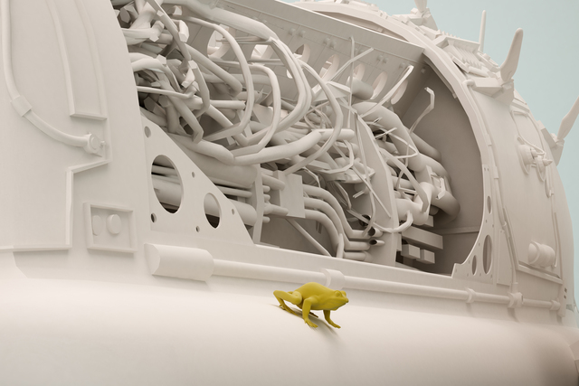 Yellow Frog Sitting In Digital — Farid Rasulov (2014)