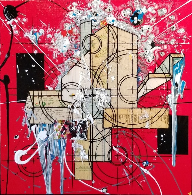 Étienne Gélinas, ‘Composition 512’, 2019, Painting, Mixed media on canvas, Thompson Landry Gallery