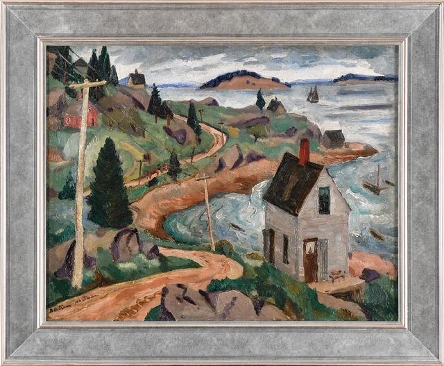 Bertram Hartman, ‘Shoreline at Stonington on Deer Isle, Maine’, 1927, Kapoor Galleries / Graham Shay 1857