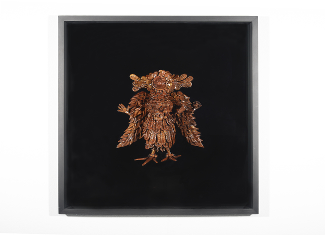 Fi Lee, ‘<The Encyclopedia of Phanerozoic Eon. Cenozoic era, Leeficene> 00003 Animalia, Chordata, Aves, Accipitridae, Cathartidae "Pregnantvultureconceivingahumanbeingpassingovermteverest"’, 2017, GALLERY SU: