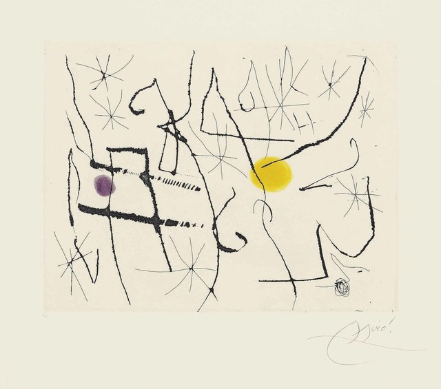 Joan Miró, ‘Plate 11 from: Càntic del Sol’, 1975, Christie's