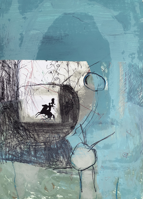 Dorothy Fitzgerald, ‘She Broke the Rules’, 2018, Painting, Mixed media on paper, Resource Art