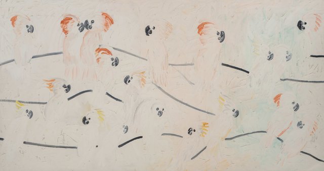Hunt Slonem, ‘Cockatoo's’, 2001, Other, Oil on canvas, Heritage Auctions