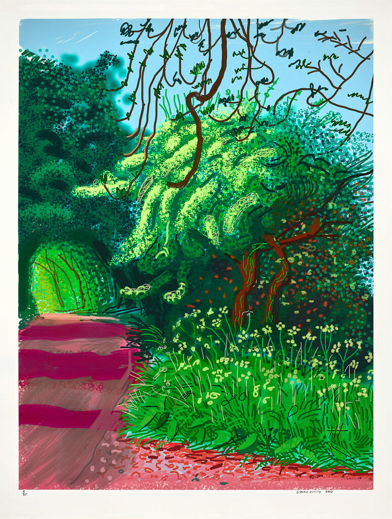 David Hockney - The Arrival of Spring in Woldgate, East Yorkshire in 2011 (twenty eleven) - 14 May