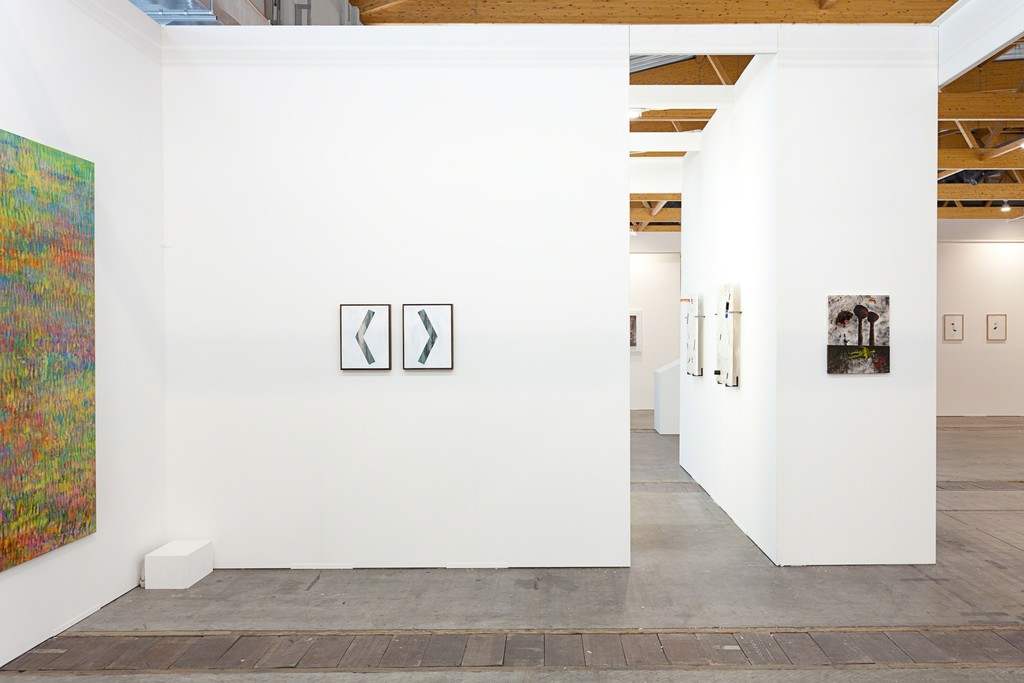 Exhibition view Art Brussels 2014. Galerie Valentin, Paris. With: Cécile Bart, Jean-Baptiste Bernadet, Gabriele de Santis, Laurent Grasso, George Henry Longly (solo project), Nicolas Moulin, Patrick Saytour. © Sylvie Chan-Liat / Courtesy of the artists and Valentin, Paris. Exhibition view Art Brussels 2014. Galerie Valentin, Paris. With: Cécile Bart, Jean-Baptiste Bernadet, Gabriele de Santis, Laurent Grasso, George Henry Longly (solo project), Nicolas Moulin, Patrick Saytour. © Sylvie Chan-Liat / Courtesy of the artists and Valentin, Paris.