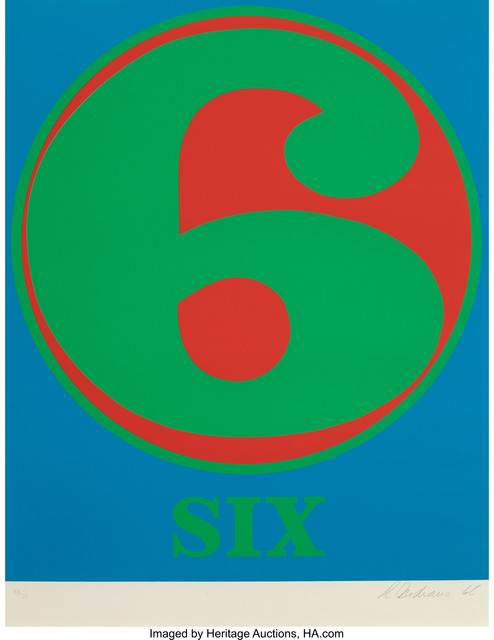 Robert Indiana, ‘Six’, 1968, Heritage Auctions