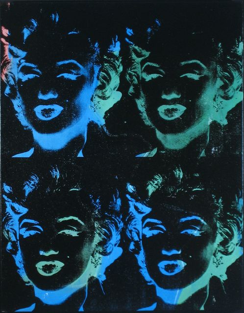 Andy Warhol, ‘Four Multicolored Marilyns (Reversal Series)’, 1979-1986, Joseph K. Levene Fine Art, Ltd.