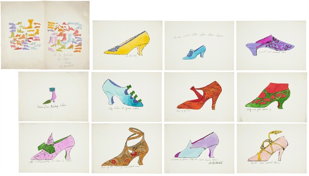 Andy Warhol - A la Recherche du Shoe Perdu (See F. &amp; S. IV.69, 70A, 72B, 73A, 76, 77A, 78B, 79B, 80, 81A and 84)
