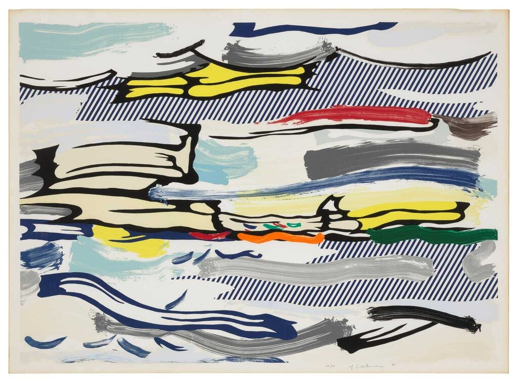 Roy Lichtenstein - Seascape, from Landscapes Series