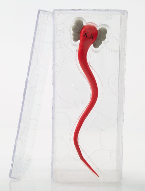 KAWS, ‘Bendy (Red)’, 2003, Sculpture, Painted cast vinyl, Heritage Auctions
