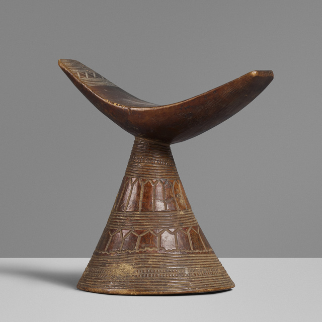 ‘Headrest’, Design/Decorative Art, Carved wood, Rago/Wright