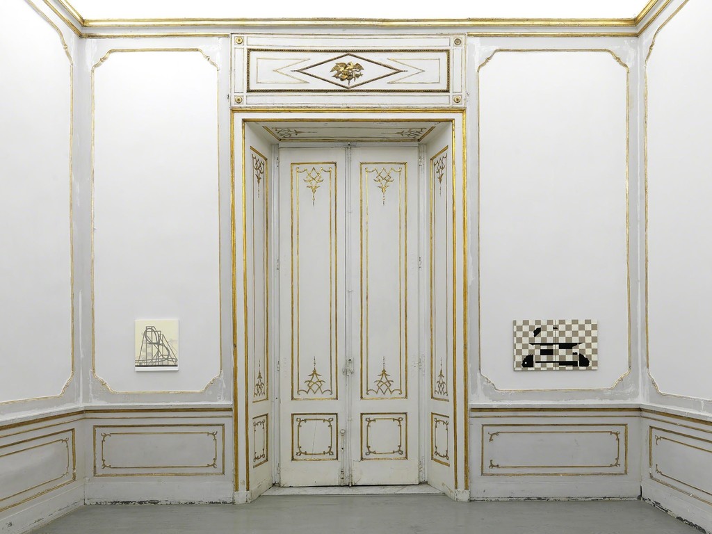 Marco Neri - marcobaleno - partial view of the exhibition - November 2014 - Galleria Alfonso Artiaco, Napoli Marco Neri - marcobaleno - partial view of the exhibition - November 2014 - Galleria Alfonso Artiaco, Napoli