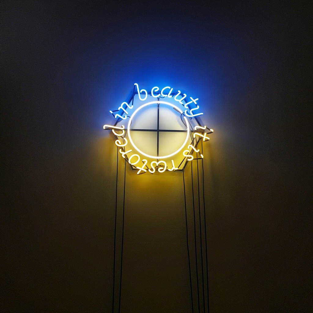 Demian DinéYazhi', "in beauty it is restored," 2018. Demian DinéYazhi', "in beauty it is restored," 2018.