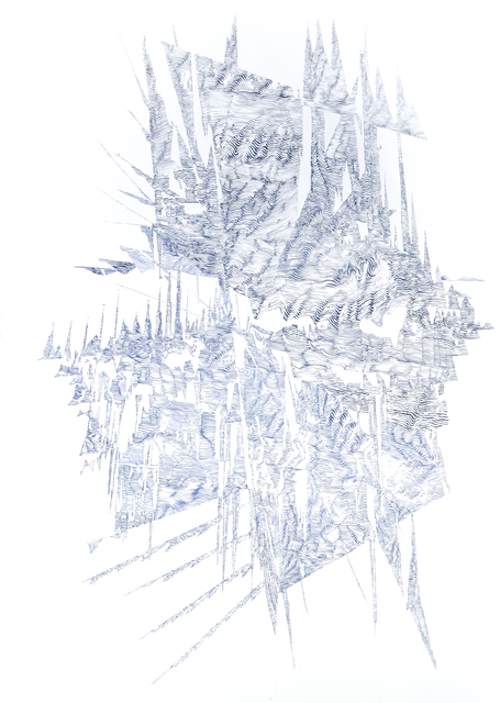 Lyndi Sales, ‘Erosion drawing 1’, 2017, Galerie Maria Lund