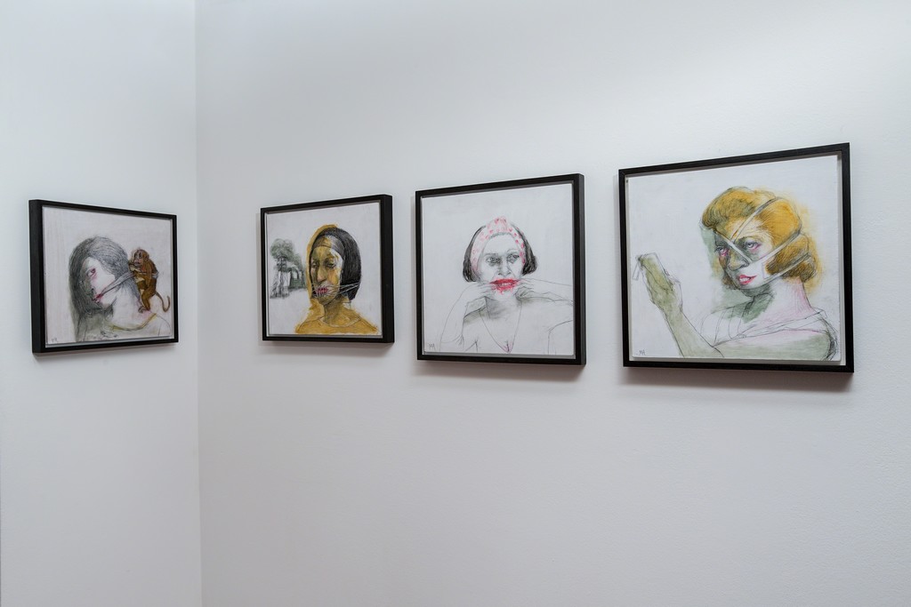 Gallery installation, Marcelle Hanselaar, Drawings, Creative Fury (photography by Danny Loo) Gallery installation, Marcelle Hanselaar, Drawings, Creative Fury (photography by Danny Loo)