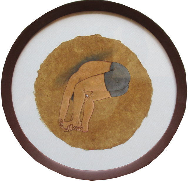 Ravi Kumar Chunchula, ‘Indigenous Dreams-11’, 2018, Painting, Gouache On Rice Paper, Arushi Arts
