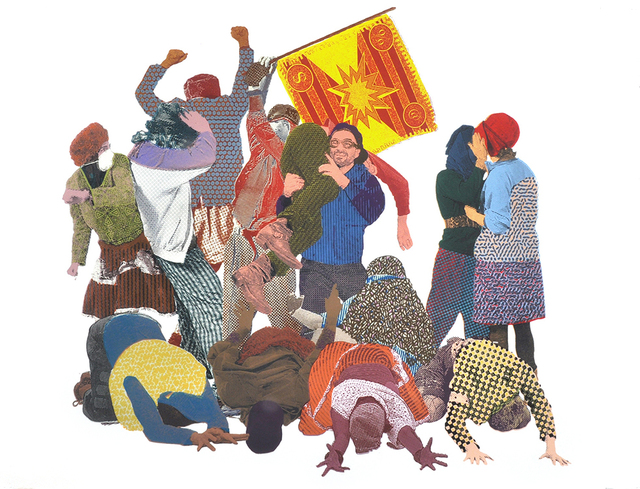 Aziz + Cucher, ‘The Kiss’, 2016, Print, 40-color silkscreen on Zerkall Litho paper, ClampArt