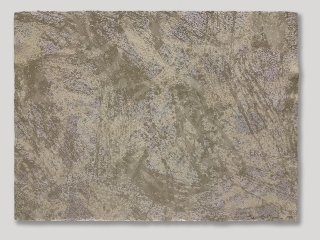 Sam Gilliam, ‘Marathon’, 1999, Print, Relief Lithograph, Approximately Blue