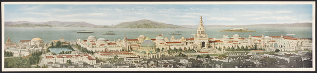 Pacific Novelty Company, ‘Panoramic View of the Panama-Pacific International Exposition—San Francisco, California’, 1915, de Young Museum