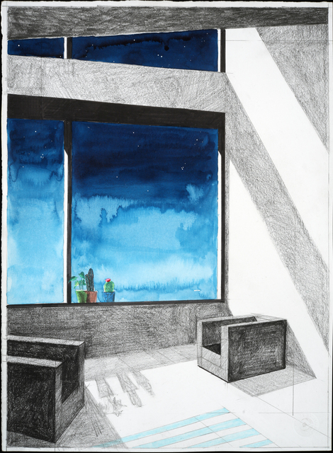 Erik Parra, ‘Untitled (Window with Succulents)’, 2018, Eleanor Harwood Gallery