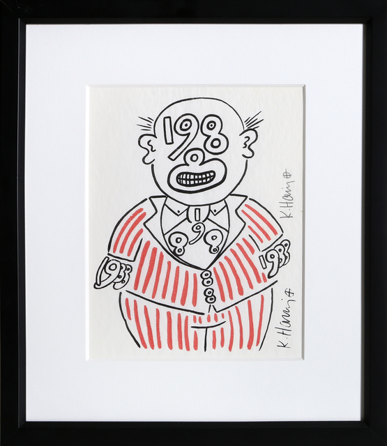 Keith Haring, ‘New Year's Invitation '88 (Suit)’, 1988, RoGallery