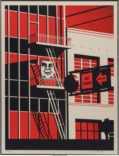 Shepard Fairey (OBEY), ‘SF Fire Escape’, 2011, Heritage Auctions