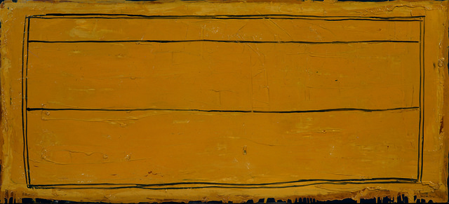 Joan Hernández Pijuan, ‘Llindars ocre’, 1989, Galería Joan Prats