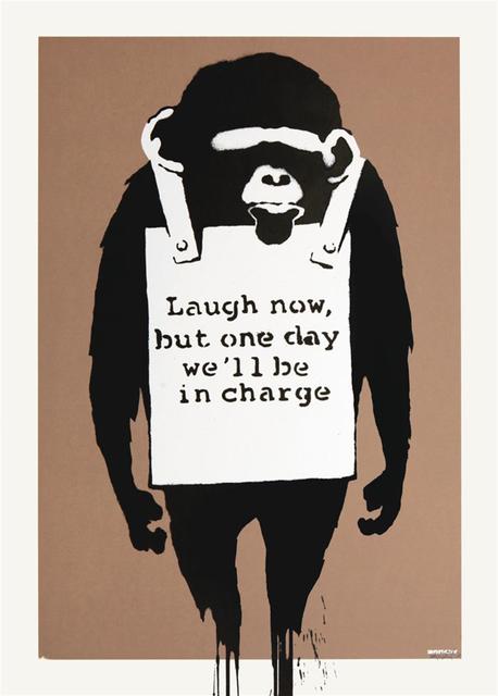 Banksy, ‘Laugh Now’, 2003, The Drang Gallery