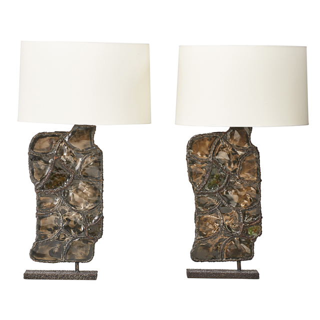 Fantoni, ‘Pair Of Sculptural Table Lamps, Italy’, 1960s, Rago/Wright