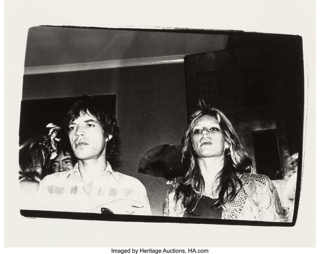 Andy Warhol, ‘Mick Jagger and Patti Hansen’, 1981, Photography, Gelatin silver, Heritage Auctions