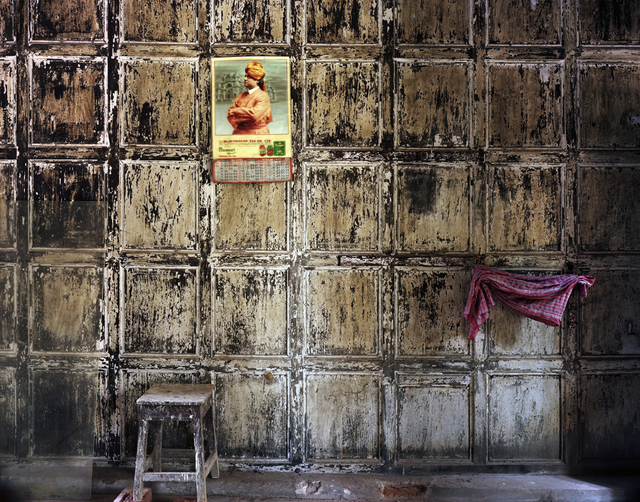 Laura McPhee, ‘Swami Vivekenanda Calendar at Bawali Rajbari (Mansion) During Renovation, West Bengal’, 2013, Benrubi Gallery