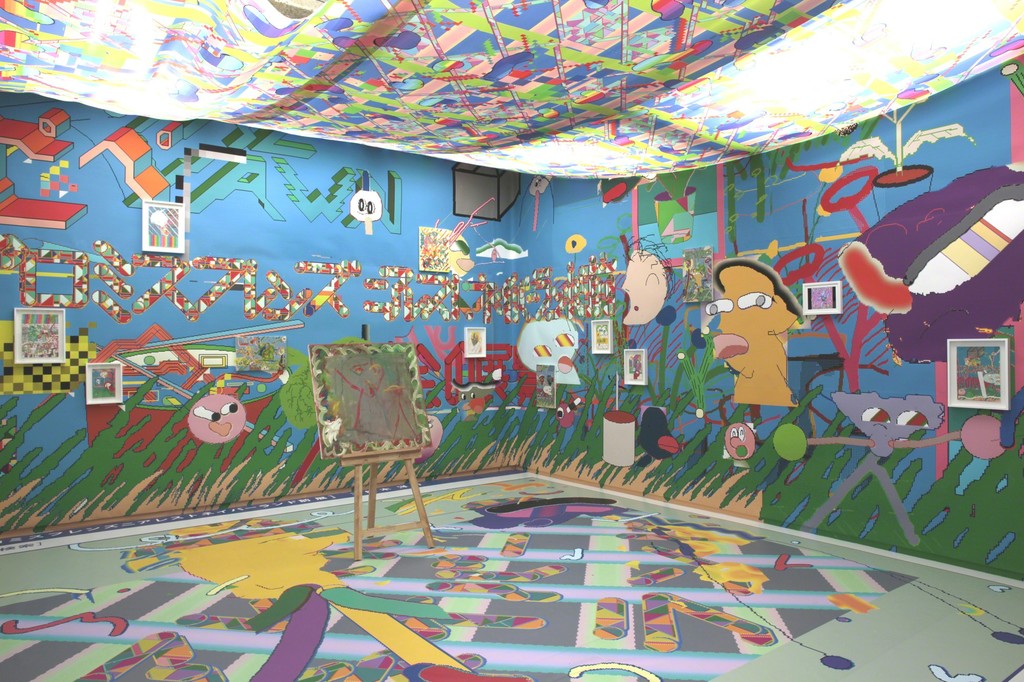 Hiroyuki Nisougi "Promise Friends Nearest Neighbor Land Mae" 2014, installation view at Talion Gallery Hiroyuki Nisougi "Promise Friends Nearest Neighbor Land Mae" 2014, installation view at Talion Gallery