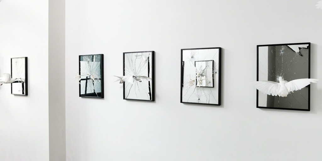 Pryce Lee, 'Ceasefire' installation view at The Garage, Amsterdam.
Pryce Lee, 'Ceasefire' installation view at The Garage, Amsterdam.