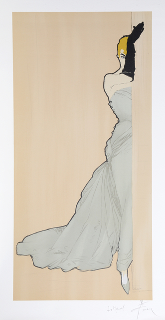 René Gruau, ‘Woman in a Doorway’, ca. 1970, Print, Lithograph, RoGallery