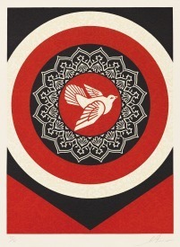 Shepard Fairey (OBEY), ‘Dove Target Red’, 2012, Vertu Fine Art