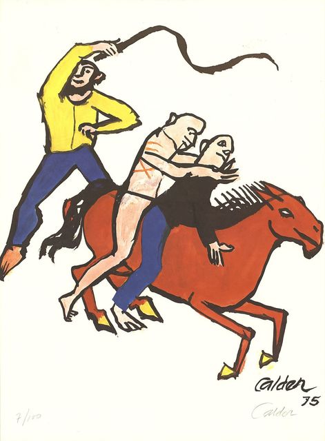 Alexander Calder, ‘ Flight from Tyranny, for Amnesty International’, 1975, RoGallery