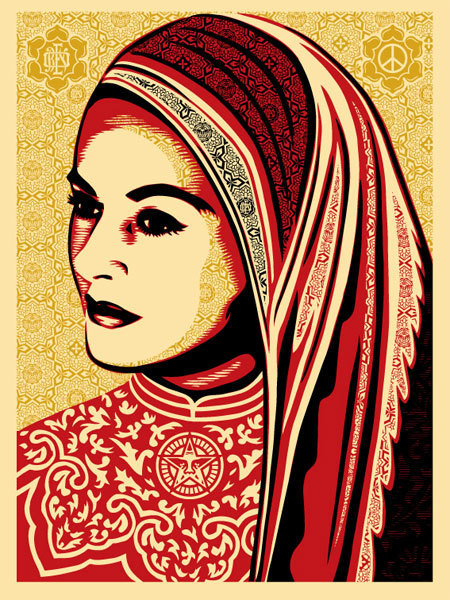 Shepard Fairey, ‘Peace Woman’, 2008, Print, Screenprint, EHC Fine Art