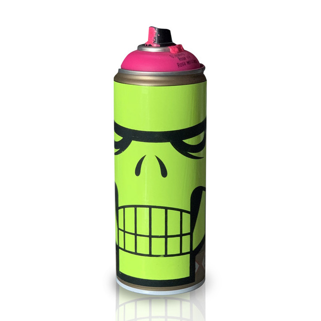 matt siren, ‘Neon nights’, 2020, Sculpture, Laminated sticker on spent spray can, Smernoff Contemporary
