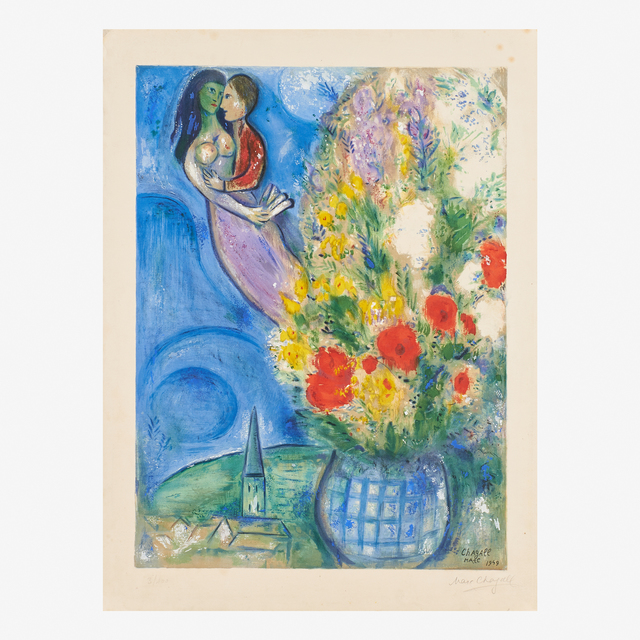 Marc Chagall, ‘Les Coquelicots’, 1949, Print, Lithograph in colors, Rago/Wright