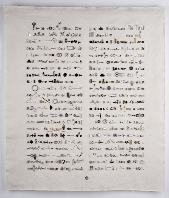 Lisa Kokin, ‘Vernacular’, 2015, Mixed Media, Mixed media, thread, canvas, Seager Gray Gallery