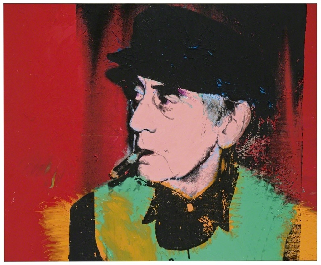 Andy Warhol - Portrait of Man Ray