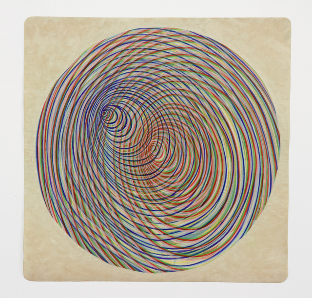 Ati Maier, ‘Planetary Rings’, 2016, Drawing, Collage or other Work on Paper, Ink and woodstain on paper, Pierogi